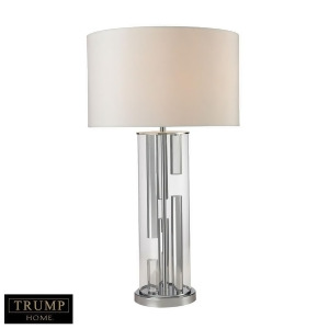 Dimond Lighting Trump Home 31 Castello Clear Glass Table Lamp in Polished Chrome D2674 - All