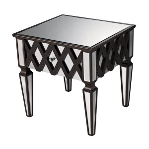 Sterling Industries London Side Table Black Silver 6043676 - All