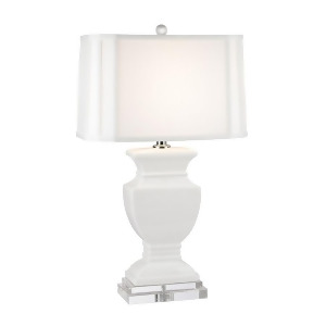 Dimond Lighting 27 Ceramic Table Lamp in Gloss White D2634 - All