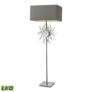Dimond Lighting 62' Cesano Abstract Metalwork Led Floor Lamp Polished Nickel - All