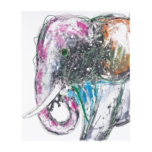 Sterling Industries Bold Elephant Oversized Oil On Canvas 149-003 - All