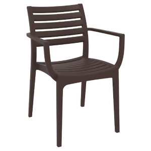 Compamia Artemis Outdoor Dining Arm Chair Brown Isp011-brw - All
