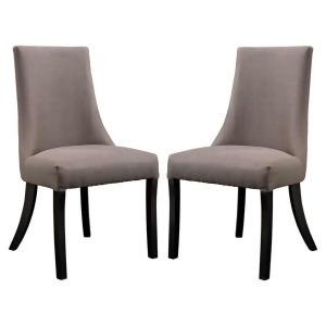 Modway Furniture Reverie Dining Side Chair Set Of 2 Gray Eei-1297-gry - All