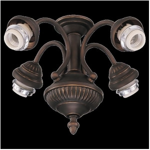 Monte Carlo Fan Company 4 Light Fitter Roman Bronze Mc73rb-l - All