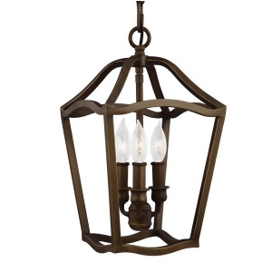 Feiss Yarmouth 3 Light Foyer Painted Aged Brass- F2974-3pagb - All