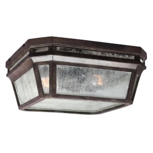 Feiss Londontowne 2 Light Outdoor Flush Weathered Chestnut- Ol11313wct - All