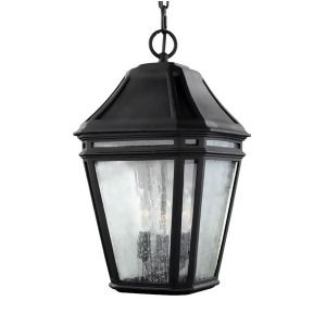 Feiss Londontowne 3 Light Outdoor Pendant Black- Ol11311bk - All