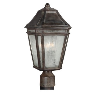 Feiss Londontowne 3 Light Outdoor Post Weathered Chestnut- Ol11307wct - All