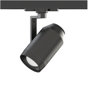 Wac Lighting Paloma Led 24W Continuous Adjustable Beam Angle Low Voltage W-Track Head Black Wtk-led523-927-bk - All