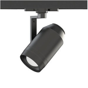 Wac Lighting Paloma Led 24W Continuous Adjustable Beam Angle Low Voltage W-Track Head Black Whk-led523-40-bk - All