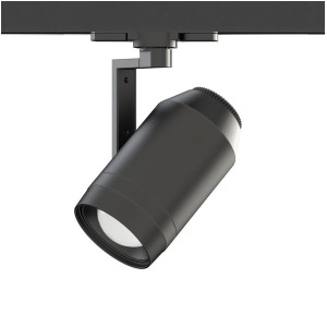 Wac Lighting Paloma Led 24W Continuous Adjustable Beam Angle Low Voltage W-Track Head Black Wtk-led523-40-bk - All
