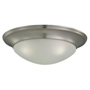 Sea Gull Lighting Led Large Ceiling Flush Mount Brushed Nickel Finish with Satin Etched Glass 7543691S-962 - All