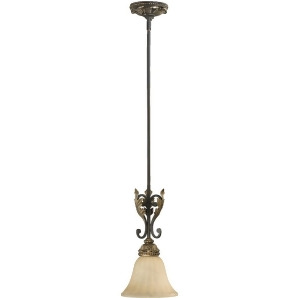 Quorum Rio Salado 1 Light Pendant Toasted Sienna With Mystic Silver 3157-44 - All