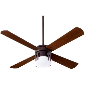 Quorum Mission 3 Light Ceiling Fan Oiled Bronze 53524-86 - All
