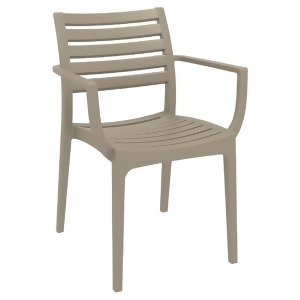 Compamia Artemis Outdoor Dining Arm Chair Dove Gray Isp011-dvr - All
