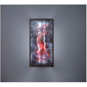 Wpt Design F/n Tall Silver Fluorescent Wired Rose FNTall-SV-WR - All