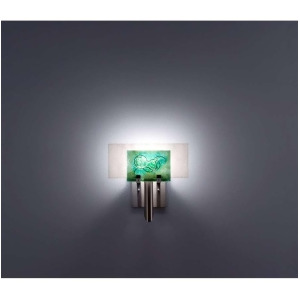Wpt Design Dessy 1 Ss Incandescent Mosaic Green/Flat Back White Dessy1-MG-FLWH - All