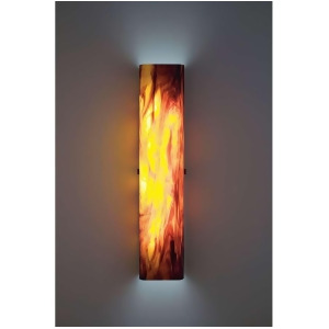 Wpt Design Channel Sconce Incandescent Root Beer 16x6 Puneh CHAN-Pun-SV-RB - All