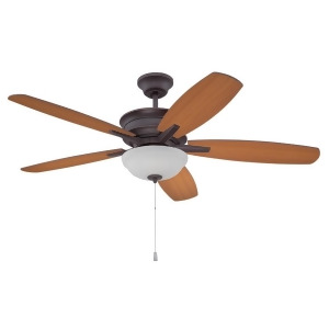 Craftmade Penbrooke 2 Light Ceiling Fan with blades included Oiled Bronze Gilded Pnb52obg5 - All
