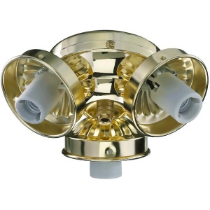 Quorum 3 Light Light Kit Polished Brass 2303-902 - All