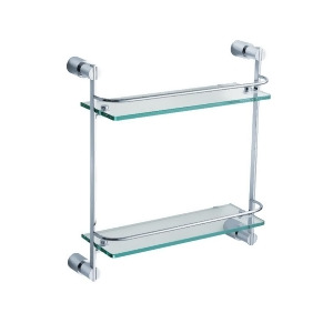 Fresca Magnifico 2 Tier Glass Shelf Chrome Fac0146 - All