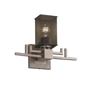 Justice Design Aero 1-Light Wall Sconce Brushed Nickel Msh-8701-15-nckl - All