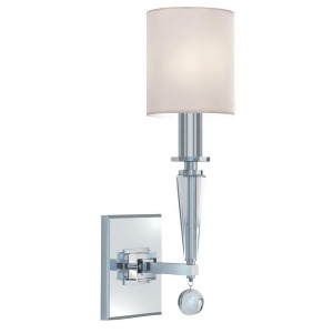 Crystorama Paxton 1 Light Nickel Sconce 8101-Pn - All