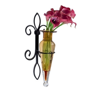 Danya B Amphora Vase on Fleur Lis Sconce Amber 4/8/12 A043-a - All