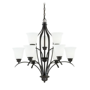 Vaxcel Darby 9L Chandelier New Bronze H0086 - All