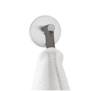 Zack Duplo Towel Hook Round Self-Adhesive Stainless Steel 40206 - All