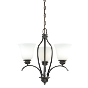Vaxcel Darby 3L Chandelier New Bronze H0084 - All