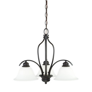 Vaxcel Darby 3L Chandelier New Bronze H0088 - All