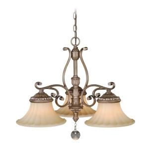 Vaxcel Avenant 3L Kitchen Chandelier French Bronze H0140 - All