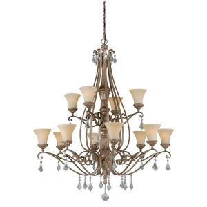 Vaxcel Avenant 12L Chandelier French Bronze H0138 - All