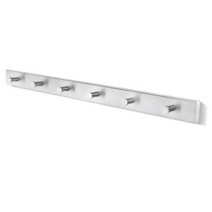 Zack Vialo Wall Mounted Coat Rack L. 27.56 In Stainless Steel 50669 - All