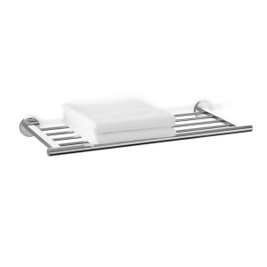 Zack Scala Towel Shelf High Gloss 2.36 x 26 x 9.45 In Stainless Steel 40065 - All