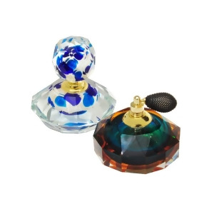 Dale Tiffany 2-Piece Columbia Perfume Bottle Av14075 - All