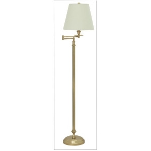 House of Troy Bennington 61 Weathered Brass Swing Arm Floor Lamp Weathered Brass B501-wb - All