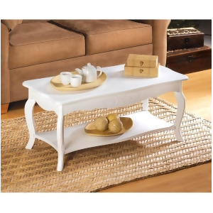 Zingz Thingz Graceful White Coffee Table 57070783 - All