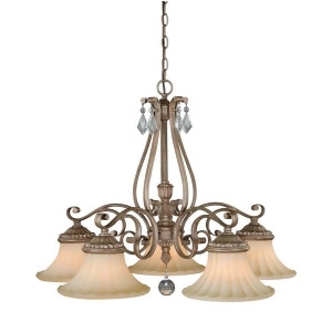 Vaxcel Avenant 5L Kitchen Chandelier French Bronze H0141 - All