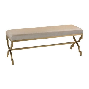 Sterling Industries Double Bench Cream Metallic Gold 180-003 - All