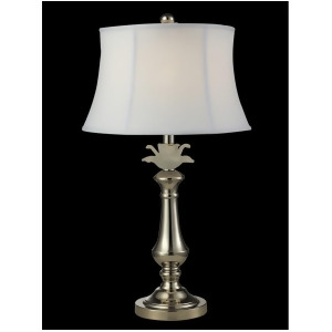 Dale Tiffany White Flower Table Lamp Polished Nickel Pt14329 - All