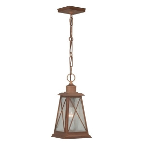 Vaxcel Mackinac 7' Outdoor Pendant Antique Red Copper T0064 - All