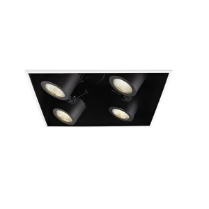 Wac Lighting Precision Multiples 4' Led 2X2 Housing Black Mt4ld221ne-s930-bk - All