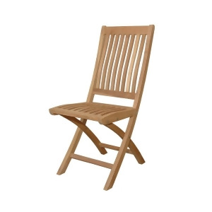 Anderson Teak Tropico Folding Chair Set of 2 Chf-104 - All
