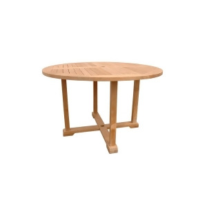 Anderson Teak Tosca 4-Foot Round Table w/ Frame Tb-004rf - All