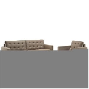 Modway Furniture Empress Armchair And Sofa Set Of 2 Oat Eei-1313-oat - All