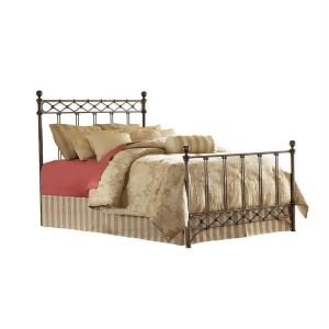 Fbg Argyle Complete Bed Copper Chrome Cal King B11287 - All