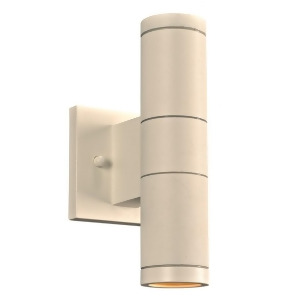 Plc Lighting 2 Light Outdoor Fixture Troll-II Collection White 8024Wh - All