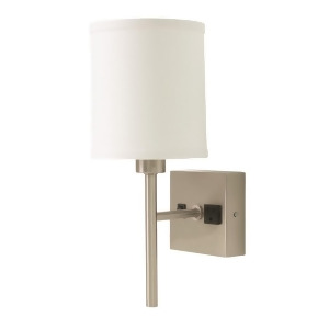 House of Troy Wall Lamp in Satin Nickel with Convenience Outlet Satin Nickel Wl625-sn - All
